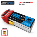 (CN)DXF 3S Lipo Battery 11.1V 100C7000mAh Soft Case Battery with EC5 XT90 Connector for Car Truck Tank RC Buggy Truggy Racing Hobby