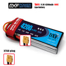 (CN)DXF 3S Lipo Battery 11.1V 100C  4200mAh Soft Case Battery with EC5 XT90 Connector for Car Truck Tank RC Buggy Truggy Racing Hobby