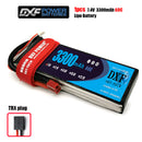 (CN)DXF 2S Lipo Battery 7.4V 60C 3300mAh Soft Case Battery with EC5 XT90 Connector for Car Truck Tank RC Buggy Truggy Racing Hobby