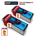 (CN)DXF 6S Lipo Battery 22.2V 60C 3800mAh Soft Case Battery with EC5 XT90 Connector for Car Truck Tank RC Buggy Truggy Racing Hobby
