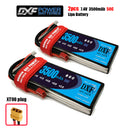 (CN)DXF 2S Lipo Battery 7.4V 50C 3500mAh Soft Case Battery with EC5 XT90 Connector for Car Truck Tank RC Buggy Truggy Racing Hobby