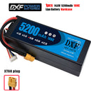 (CN)DXF High Voltage 4S 5200 mAh 14.8V 100C Batteria Lipo ad Alta Capacità Hardcase con XT90 Spina per 1:8 Scala RC Auto, Multi-Rotore RC Aeroplano, RC Elicottero, RC Barca