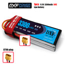 (CN)DXF 3S Lipo Battery 11.1V 50C 3300mAh Soft Case Battery with EC5 XT90 Connector for Car Truck Tank RC Buggy Truggy Racing Hobby