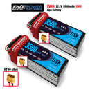 (CN)DXF 6S Lipo Battery 22.2V 100C 3500mAh Soft Case Battery with EC5 XT90 Connector for Car Truck Tank RC Buggy Truggy Racing Hobby
