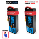 (CN)DXF High Voltage 3S 8000 mAh 11.4V 130C Batteria Lipo ad Alta Capacità Hardcase con XT90 Spina per 1:8 Scala RC Auto, Multi-Rotore RC Aeroplano, RC Elicottero, RC Barca