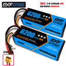 (CN)DXF 3S 6200 mAh 11.1V 80C Batteria Lipo ad Alta Capacità Hardcase con XT90 Spina per 1:8 Scala RC Auto, Multi-Rotore RC Aeroplano, RC Elicottero, RC Barca