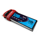 (CN)DXF 2S Lipo Battery 7.4V 80C 5200mAh Soft Case Battery with EC5 XT90 Connector for Car Truck Tank RC Buggy Truggy Racing Hobby