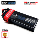 (CN)DXF 2S 8000mAh 7.4V 110C Batteria Lipo ad Alta Capacità Hardcase con XT90 Spina per 1:8 Scala RC Auto, Multi-Rotore RC Aeroplano, RC Elicottero, RC Barca