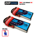 (CN)DXF 2S Lipo Battery 7.4V 50C 3300mAh Soft Case Battery with EC5 XT90 Connector for Car Truck Tank RC Buggy Truggy Racing Hobby