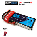 (CN)DXF 2S Lipo Battery 7.4V 50C 3500mAh Soft Case Battery with EC5 XT90 Connector for Car Truck Tank RC Buggy Truggy Racing Hobby