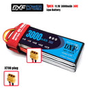 (CN)DXF 3S Lipo Battery 11.1V 30C 3000mAh Soft Case Battery with EC5 XT90 Connector for Car Truck Tank RC Buggy Truggy Racing Hobby
