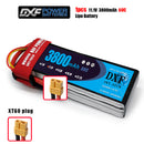 (CN)DXF 3S Lipo Battery 11.1V 60C 3800mAh Soft Case Battery with EC5 XT90 Connector for Car Truck Tank RC Buggy Truggy Racing Hobby