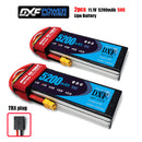 (CN)DXF 3S Lipo Battery 11.1V 80C 5200mAh Soft Case Battery with EC5 XT90 Connector for Car Truck Tank RC Buggy Truggy Racing Hobby