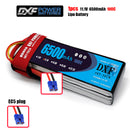 (CN)DXF 3S Lipo Battery 11.1V 100C  6500mAh Soft Case Battery with EC5 XT90 Connector for Car Truck Tank RC Buggy Truggy Racing Hobby