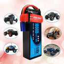 (CN)DXF 4S Lipo Battery 14.8V 10000mAh 100C 200C Deans/T XT90 EC5 for RC 1/8 1/10 Car Truck Tank Models XXMAX 8S Arrama