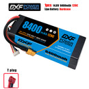 (CN)DXF 4S 8400 mAh 14.8V 120C Batteria Lipo ad Alta Capacità Hardcase con XT90 Spina per 1:8 Scala RC Auto, Multi-Rotore RC Aeroplano, RC Elicottero, RC Barca