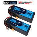 (CN)DXF 4S 6500 mAh 14.8V 60C Batteria Lipo ad Alta Capacità Hardcase con XT90 Spina per 1:8 Scala RC Auto, Multi-Rotore RC Aeroplano, RC Elicottero, RC Barca