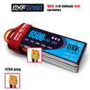 (CN)DXF 3S Lipo Battery 11.1V 100C  6500mAh Soft Case Battery with EC5 XT90 Connector for Car Truck Tank RC Buggy Truggy Racing Hobby