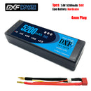 (CN)DXF 4mm 2S 5200mAh 7.4V 50C Batteria Lipo ad Alta Capacità Hardcase con XT90 Spina per 1:8 Scala RC Auto, Multi-Rotore RC Aeroplano, RC Elicottero, RC Barca