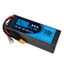 (CN)DXF 4S 5200 mAh 14.8V 100C Batteria Lipo ad Alta Capacità Hardcase con XT90 Spina per 1:8 Scala RC Auto, Multi-Rotore RC Aeroplano, RC Elicottero, RC Barca