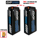 (CN)DXF 5mm 2S 6300mAh 7.6V 130C Batteria Lipo ad Alta Capacità Hardcase con XT90 Spina per 1:8 Scala RC Auto, Multi-Rotore RC Aeroplano, RC Elicottero, RC Barca