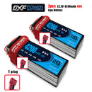 (CN)DXF 6S Lipo Battery 22.2V 60C 4200mAh Soft Case Battery with EC5 XT90 Connector for Car Truck Tank RC Buggy Truggy Racing Hobby