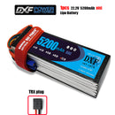 (CN)DXF 6S Lipo Battery 22.2V 80C 5200mAh Soft Case Battery with EC5 XT90 Connector for Car Truck Tank RC Buggy Truggy Racing Hobby