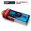 (CN)DXF 3S Lipo Battery 11.1V 100C 3300mAh Soft Case Battery with EC5 XT90 Connector for Car Truck Tank RC Buggy Truggy Racing Hobby