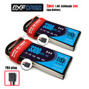 (CN)DXF 2S Lipo Battery 7.4V 60C 3300mAh Soft Case Battery with EC5 XT90 Connector for Car Truck Tank RC Buggy Truggy Racing Hobby