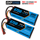 (CN)DXF Lipo Battery 3S 11.1V 6750mAh 100C Hardcase for Rc Truck Drone 1/10 1/8 Scale Traxxas Slash 4x4 RC Car Hard Case
