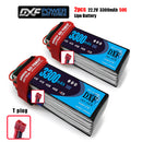 (CN)DXF 6S Lipo Battery 22.2V 50C 3300mAh Soft Case Battery with EC5 XT90 Connector for Car Truck Tank RC Buggy Truggy Racing Hobby