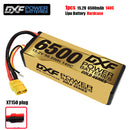 (CN)DXF High Voltage 4S 6500 mAh 15.2 V 140C Batteria Lipo ad Alta Capacità Hardcase con XT90 Spina per 1:8 Scala RC Auto, Multi-Rotore RC Aeroplano, RC Elicottero, RC Barca