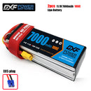 (CN)DXF 3S Lipo Battery 11.1V 100C7000mAh Soft Case Battery with EC5 XT90 Connector for Car Truck Tank RC Buggy Truggy Racing Hobby