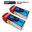 (CN)DXF 4S Lipo Battery 14.8V 100C 4200mAh Soft Case Battery with EC5 XT90 Connector for Car Truck Tank RC Buggy Truggy Racing Hobby