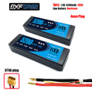 (CN)DXF 4mm 2S 5200mAh 7.4V 100C Batteria Lipo ad Alta Capacità Hardcase con XT90 Spina per 1:8 Scala RC Auto, Multi-Rotore RC Aeroplano, RC Elicottero, RC Barca
