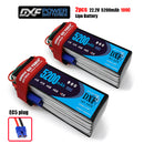(CN)DXF 6S Lipo Battery 22.2V 100C 5200mAh Soft Case Battery with EC5 XT90 Connector for Car Truck Tank RC Buggy Truggy Racing Hobby