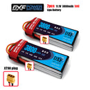 (CN)DXF 3S Lipo Battery 11.1V 50C 3800mAh Soft Case Battery with EC5 XT90 Connector for Car Truck Tank RC Buggy Truggy Racing Hobby
