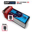 (CN)DXF 6S Lipo Battery 22.2V 100C 3500mAh Soft Case Battery with EC5 XT90 Connector for Car Truck Tank RC Buggy Truggy Racing Hobby