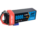 (CN)DXF 4S Lipo Battery 15.2V 130C 8000mAh Soft Case Battery with EC5 XT90 Connector for Car Truck Tank RC Buggy Truggy Racing Hobby