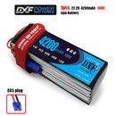 (CN)DXF 6S Lipo Battery 22.2V 100C 4200mAh Soft Case Battery with EC5 XT90 Connector for Car Truck Tank RC Buggy Truggy Racing Hobby