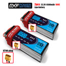 (CN)DXF 6S Lipo Battery 22.2V 100C6500mAh Soft Case Battery with EC5 XT90 Connector for Car Truck Tank RC Buggy Truggy Racing Hobby
