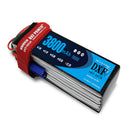 (CN)DXF 6S Lipo Battery 22.2V 100C 3800mAh Soft Case Battery with EC5 XT90 Connector for Car Truck Tank RC Buggy Truggy Racing Hobby