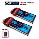 (CN)DXF 2S Lipo Battery 7.4V 80C 6200mAh Soft Case Battery with EC5 XT90 Connector for Car Truck Tank RC Buggy Truggy Racing Hobby