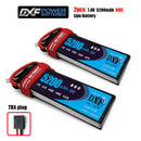 (CN)DXF 2S Lipo Battery 7.4V 100C 5200mAh Soft Case Battery with EC5 XT90 Connector for Car Truck Tank RC Buggy Truggy Racing Hobby