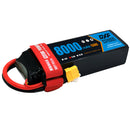 (CN)DXF 3S Lipo Battery 11.4V 130C 8000mAh Soft Case Battery with EC5 XT90 Connector for Car Truck Tank RC Buggy Truggy Racing Hobby