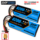 (CN)DXF 3S 6200 mAh 11.1V 80C Batteria Lipo ad Alta Capacità Hardcase con XT90 Spina per 1:8 Scala RC Auto, Multi-Rotore RC Aeroplano, RC Elicottero, RC Barca