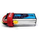 (CN)DXF 4S Lipo Battery 14.8V 50C 5200mAh Soft Case Battery with EC5 XT90 Connector for Car Truck Tank RC Buggy Truggy Racing Hobby