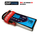 (CN)DXF 2S Lipo Battery 7.4V 50C 3500mAh Soft Case Battery with EC5 XT90 Connector for Car Truck Tank RC Buggy Truggy Racing Hobby