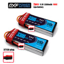 (CN)DXF 3S Lipo Battery 11.1V 100C 3300mAh Soft Case Battery with EC5 XT90 Connector for Car Truck Tank RC Buggy Truggy Racing Hobby