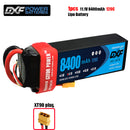 (CN)DXF 3S Lipo Battery 11.1V 120C 8400mAh Soft Case Battery with EC5 XT90 Connector for Car Truck Tank RC Buggy Truggy Racing Hobby